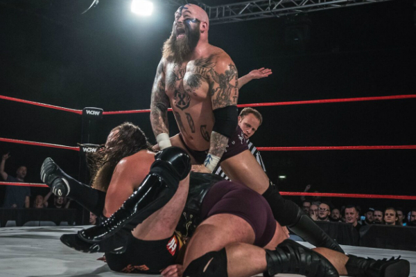 Will Ospreay couldn't fend off both War Machine behemoths on his own.
