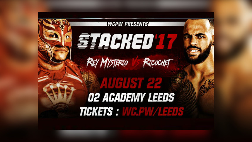 Rey Mysterio Vs. Ricochet Set For Stacked (Aug 22) In Leeds!