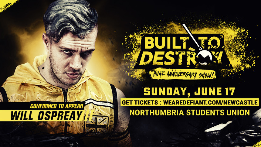 Will Ospreay Returns To Newcastle On June 17